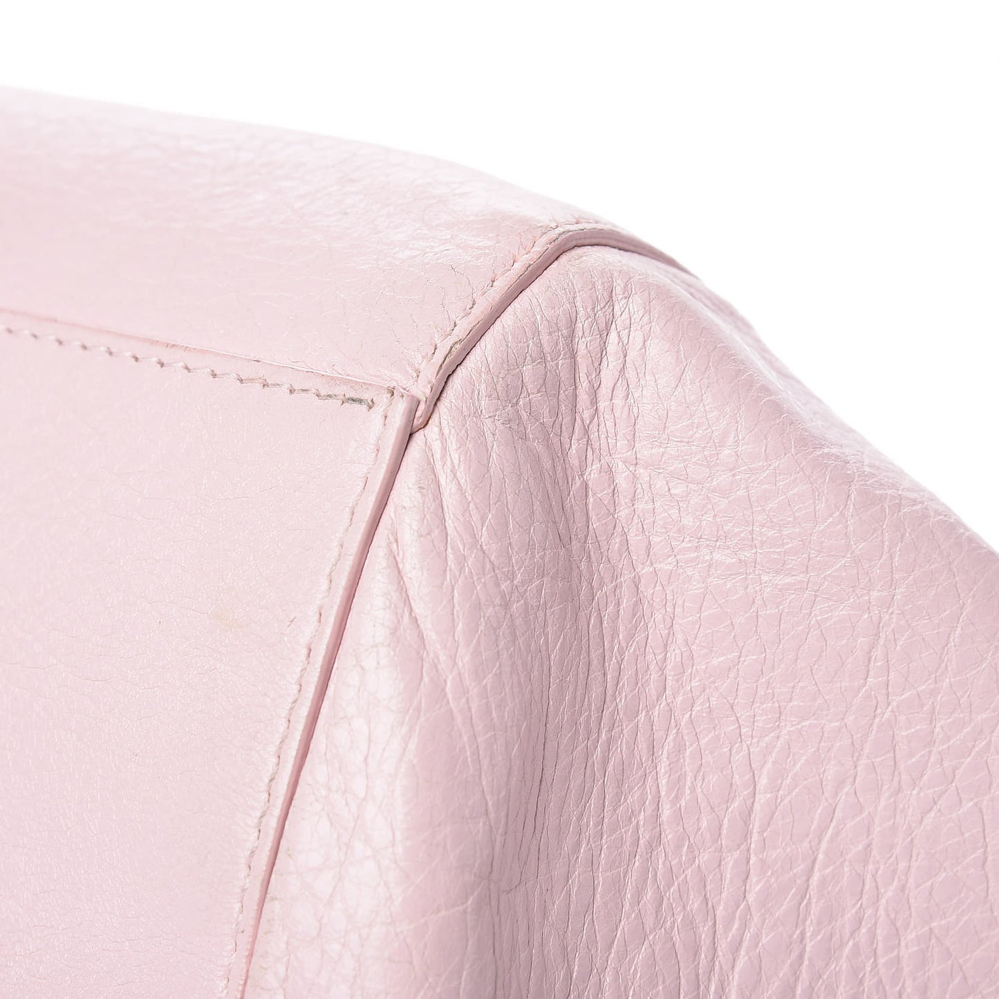 Agneau Classic Hardware Zip Traveler Backpack Rose Poudre Rose Petunia