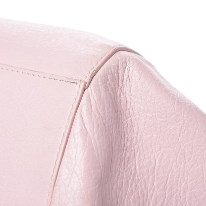 Balenciaga Agneau Classic Hardware Zip Traveler Backpack Rose Poudre Rose Petunia 9 of 16