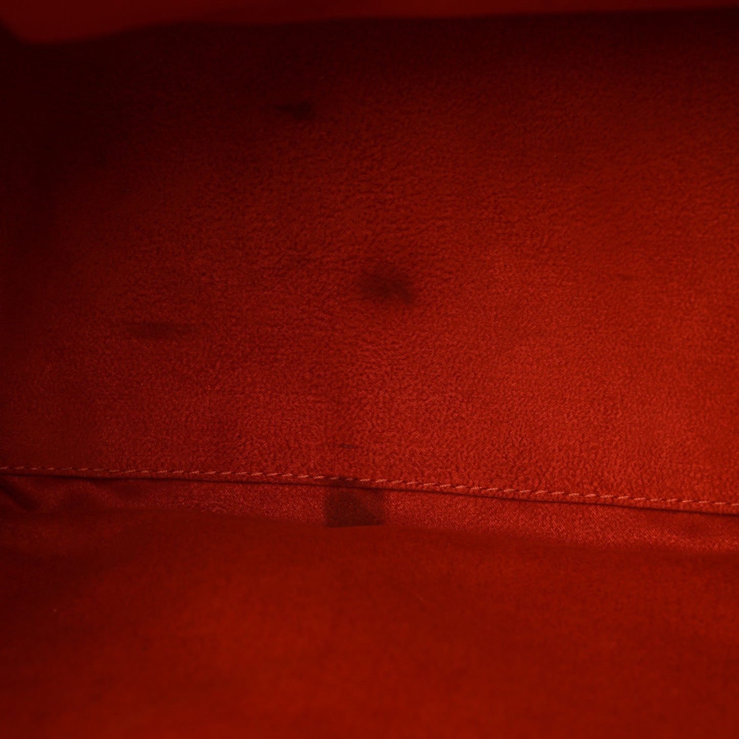 Drummed Calfskin Mini Luggage Coquelicot