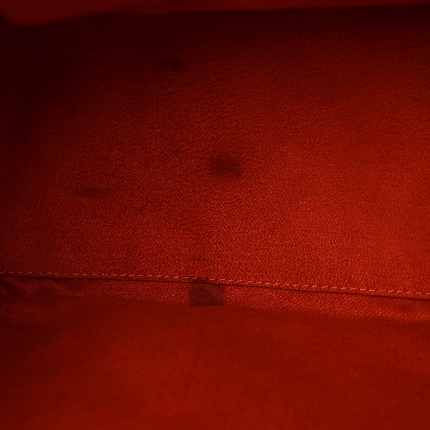 Celine Drummed Calfskin Mini Luggage Coquelicot 10 of 12