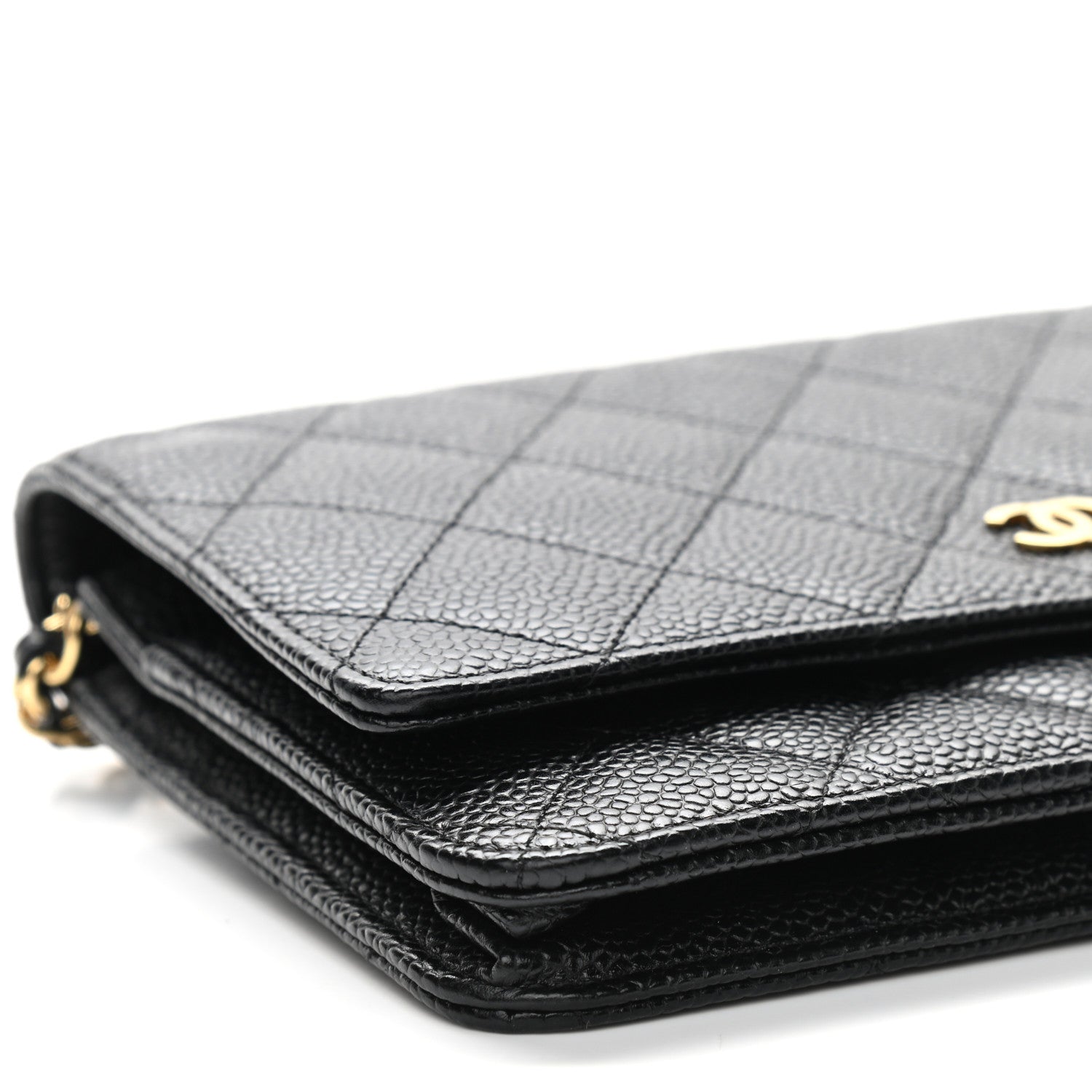 Chanel Caviar Quilted Wallet On Chain WOC Black 8 of 9