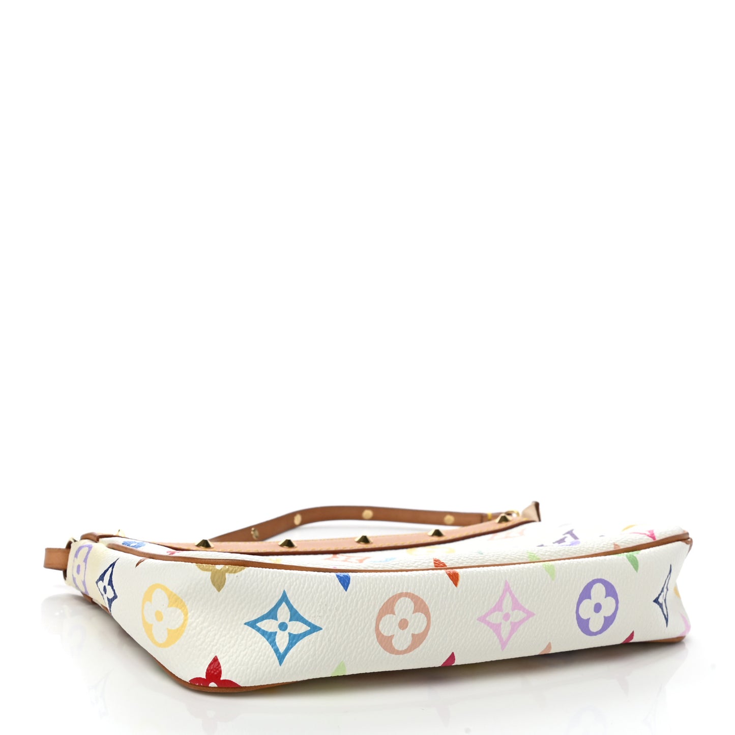 Monogram Multicolor Pochette Accessories White