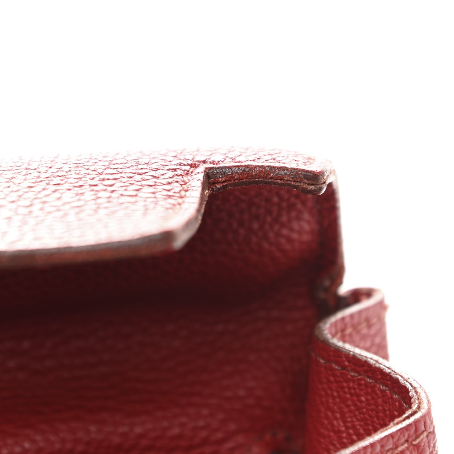 Hermes Togo Kelly Retourne 35 Rouge Garance 22 of 23