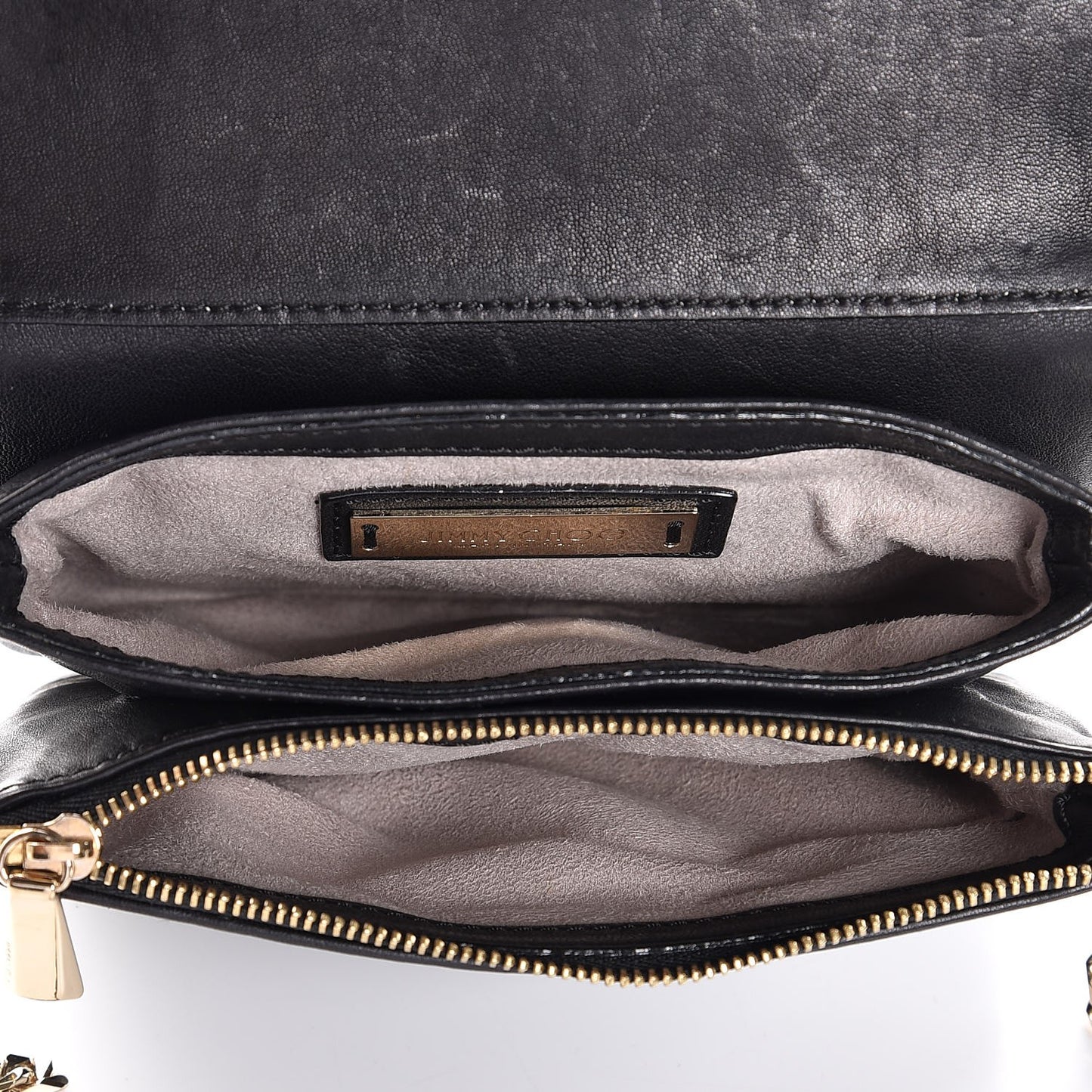 Lambskin Elaphe Zadie Flap Bag Black