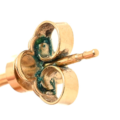 Louis Vuitton Brass Blooming Earrings Gold 6 of 6