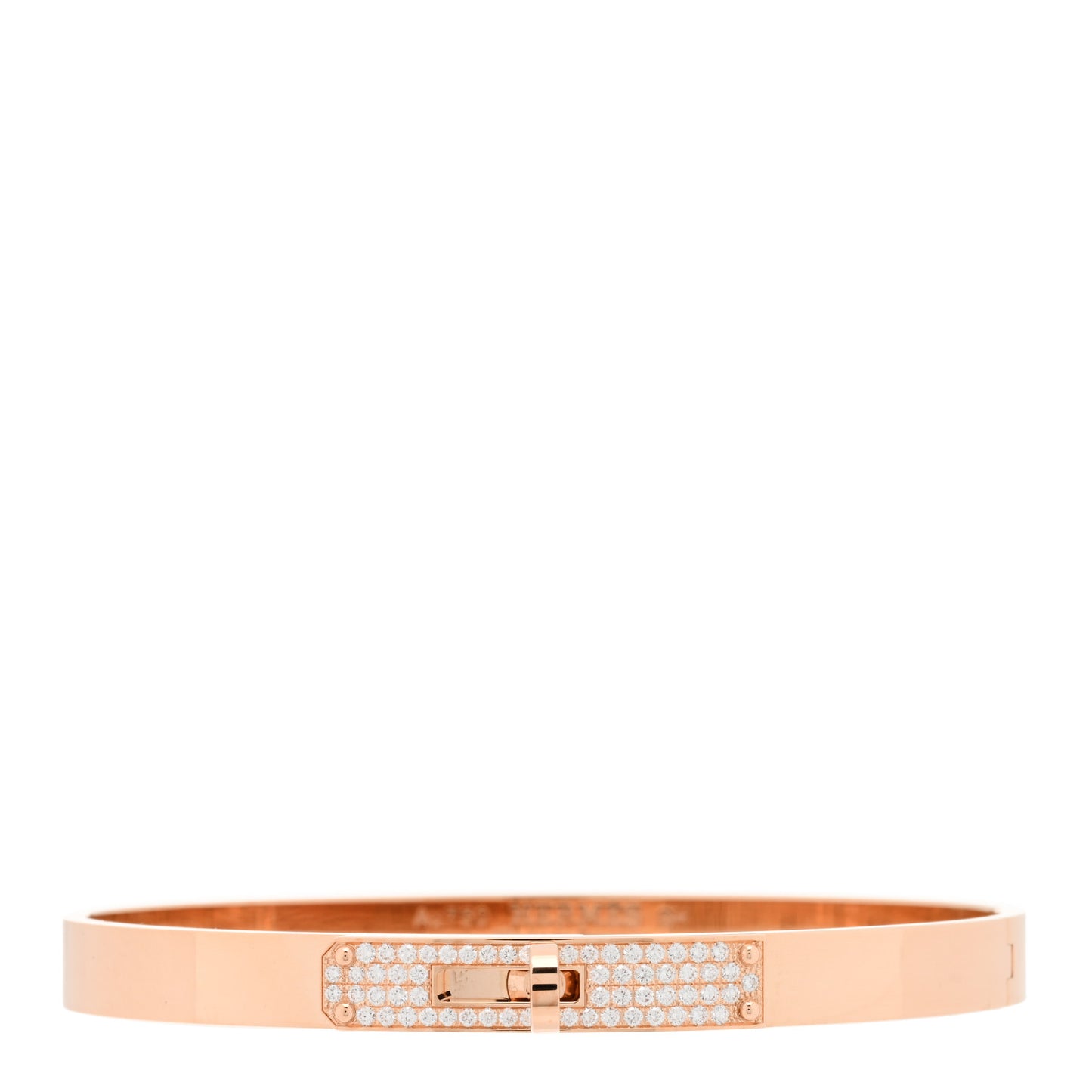 18K Rose Gold Diamond PM Kelly Pave Bracelet SH