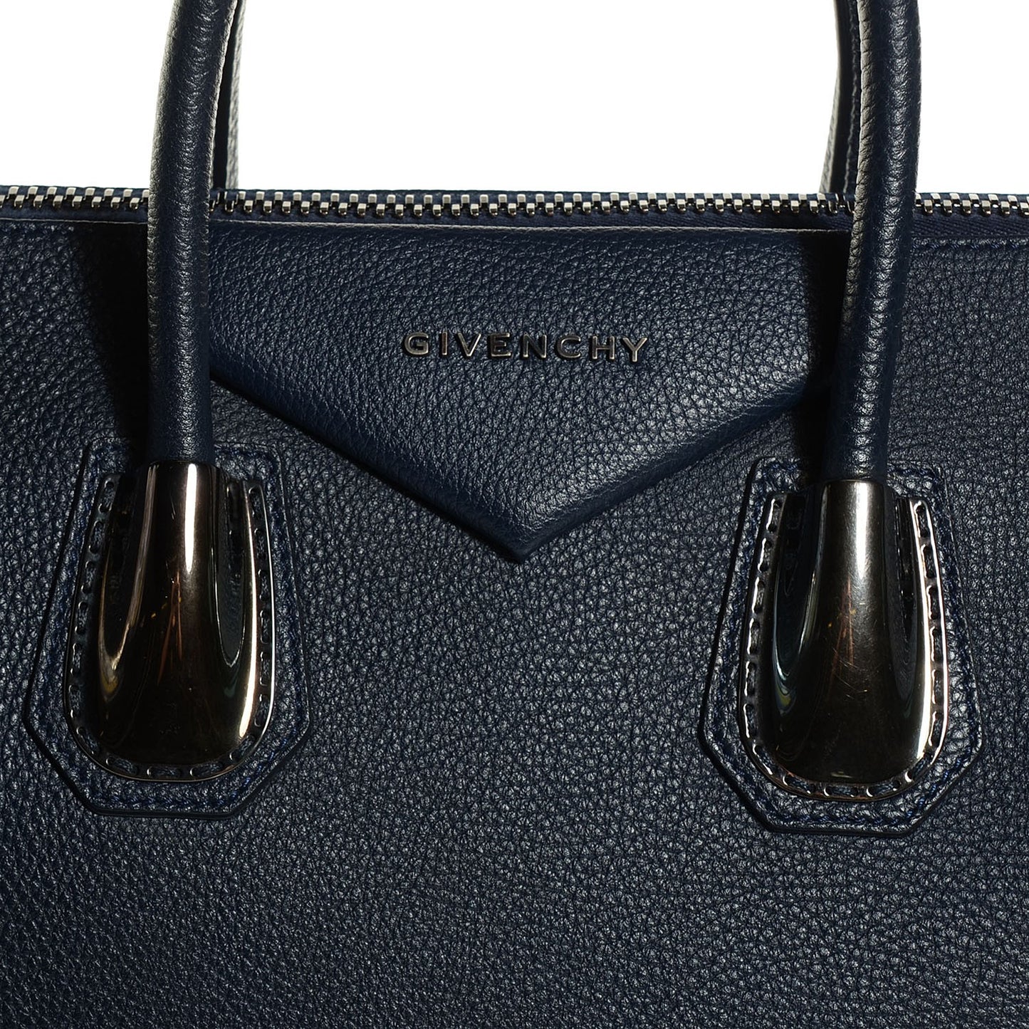 Grained Calfskin Medium Animation Antigona Deep Blue