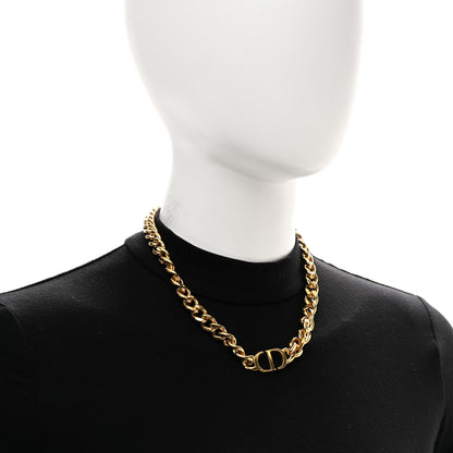 Christian Dior Metal 30 Montaigne Necklace Gold 2 of 7