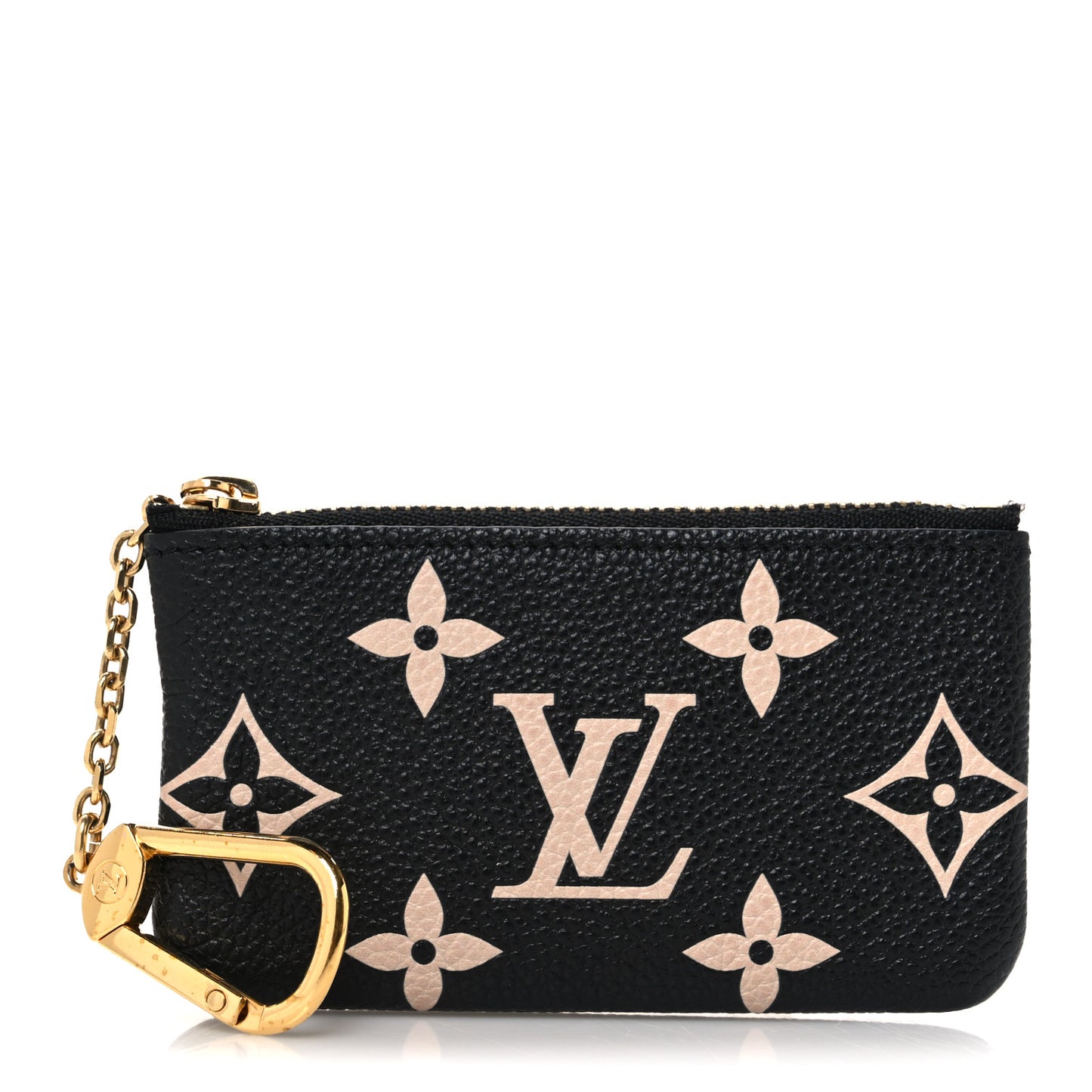 Empreinte Monogram Giant Key Pouch Black Beige