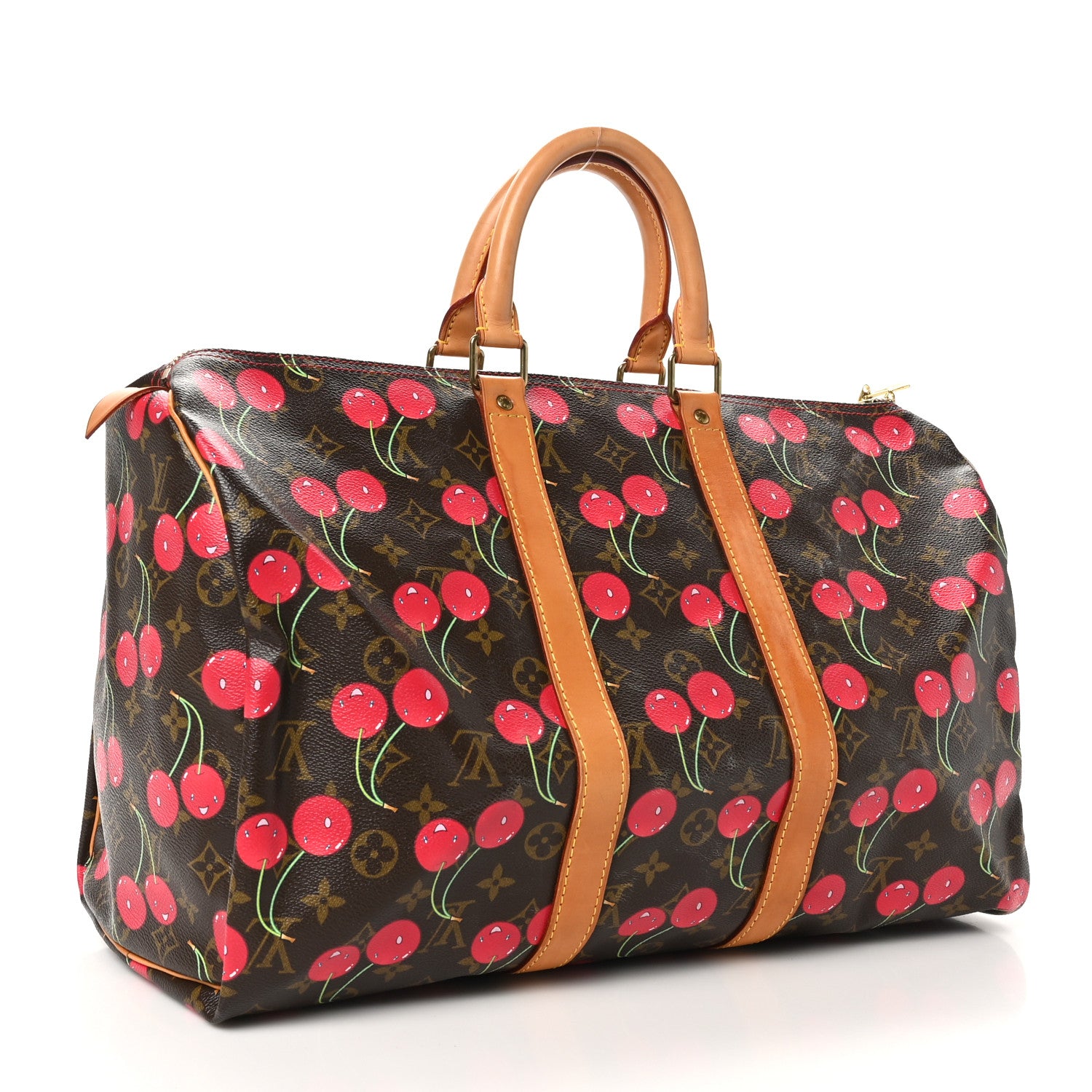 Louis Vuitton Monogram Cerises Keepall 45 3 of 12