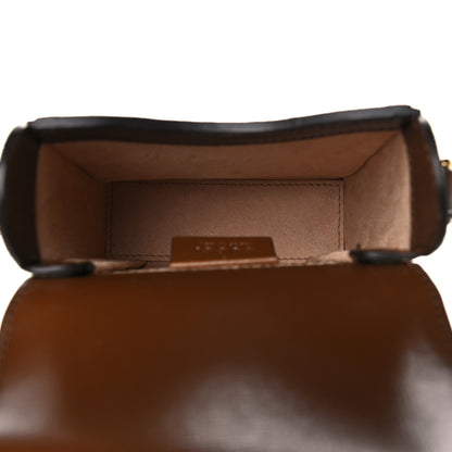 Gucci GG Supreme Monogram Mini Horsebit 1955 Crossbody Bag Beige Brown Sugar 5 of 11