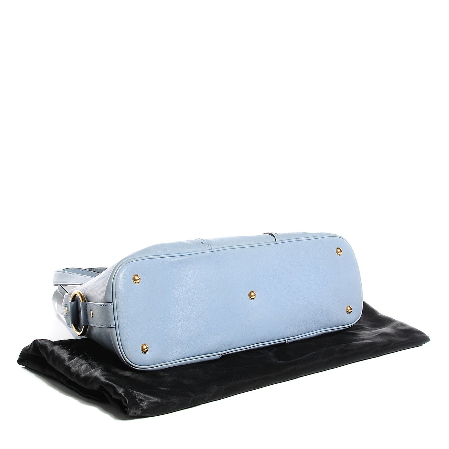Calfskin Large Muse Light Blue