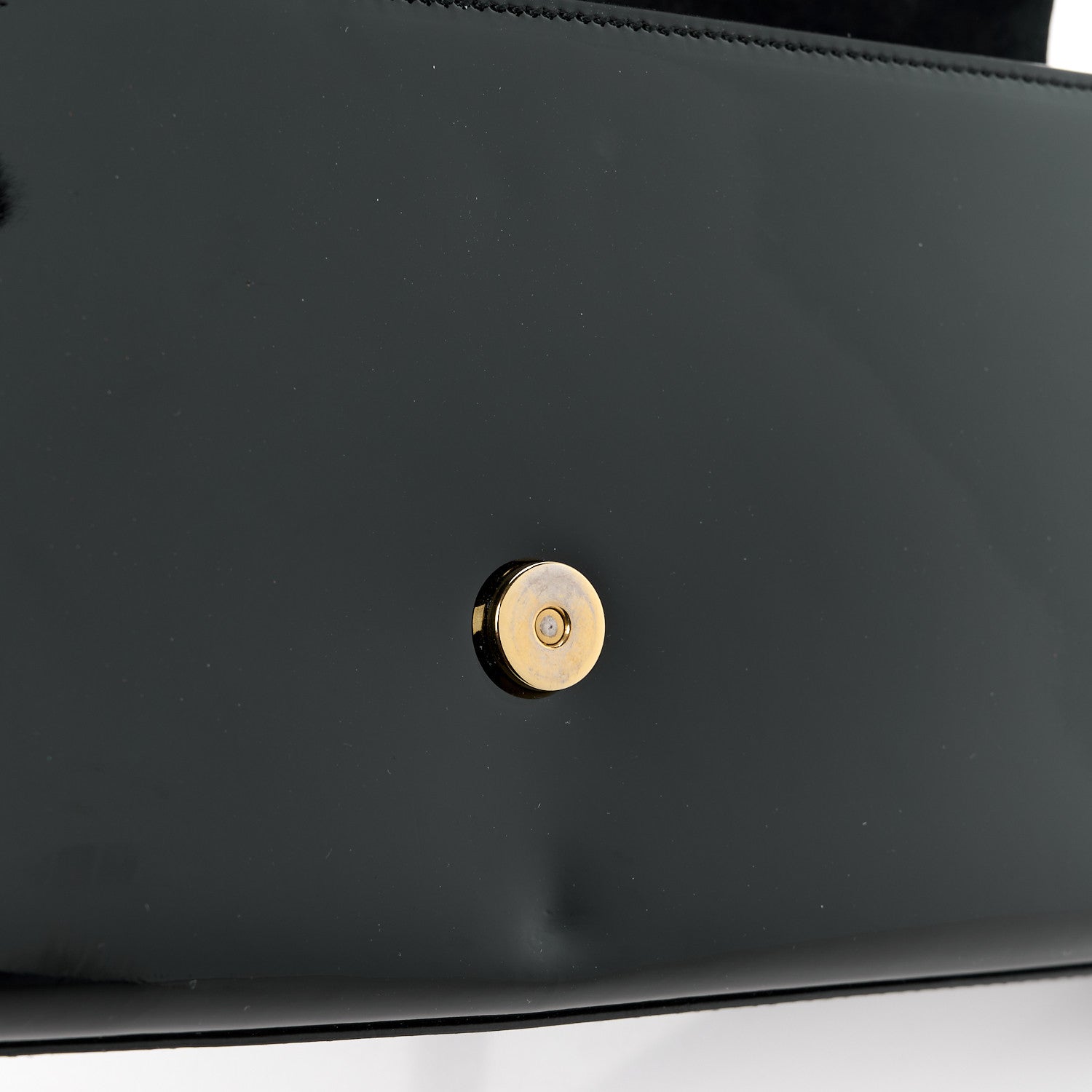 Saint Laurent Patent Cassandre Tassel Clutch Black 12 of 12