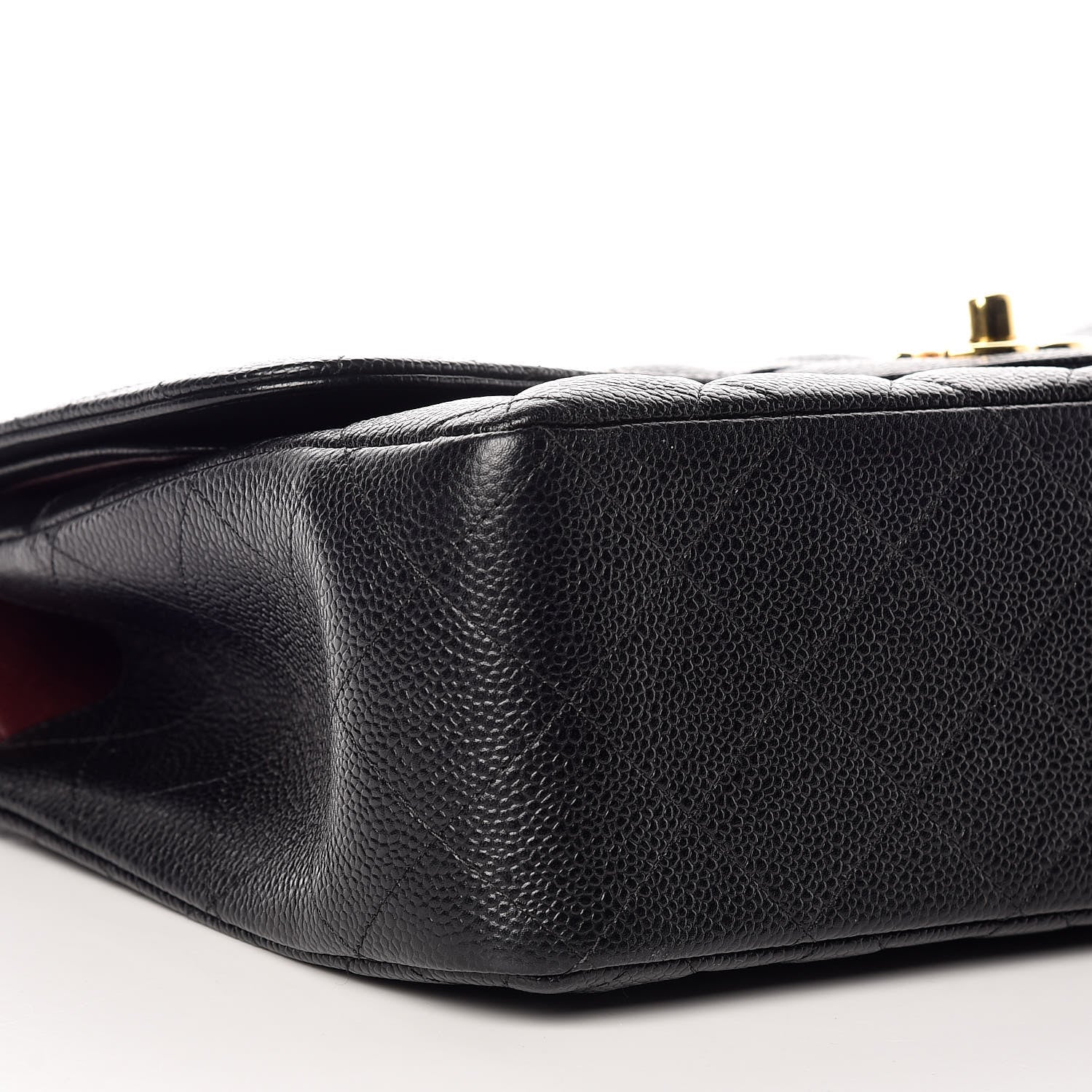 Chanel Caviar Quilted Jumbo Double Flap Black 5 of 12