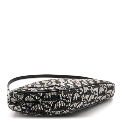 Christian Dior Monogram Mini Saddle Pochette Black 4 of 11
