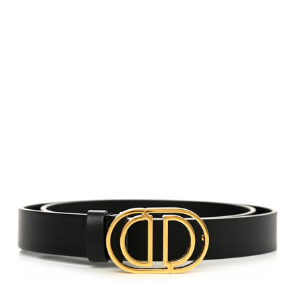 Christian Dior Calfskin CD Belt 85 Black 1 of 6