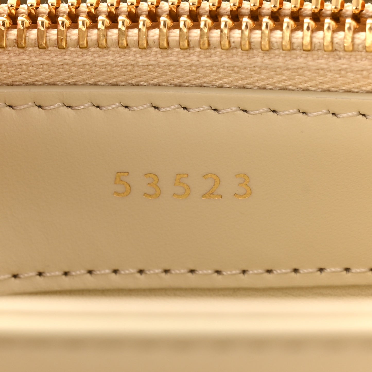 Satinated Calfskin Small 16 Top Handle Bag Beige