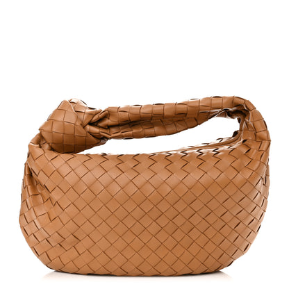 Bottega Veneta Nappa Intrecciato Teen Jodie Hobo Caramel 1 of 10
