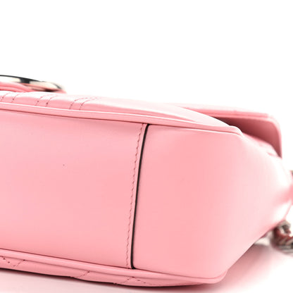 Gucci Calfskin Matelasse Medium GG Marmont Shoulder Bag Wild Rose 10 of 12