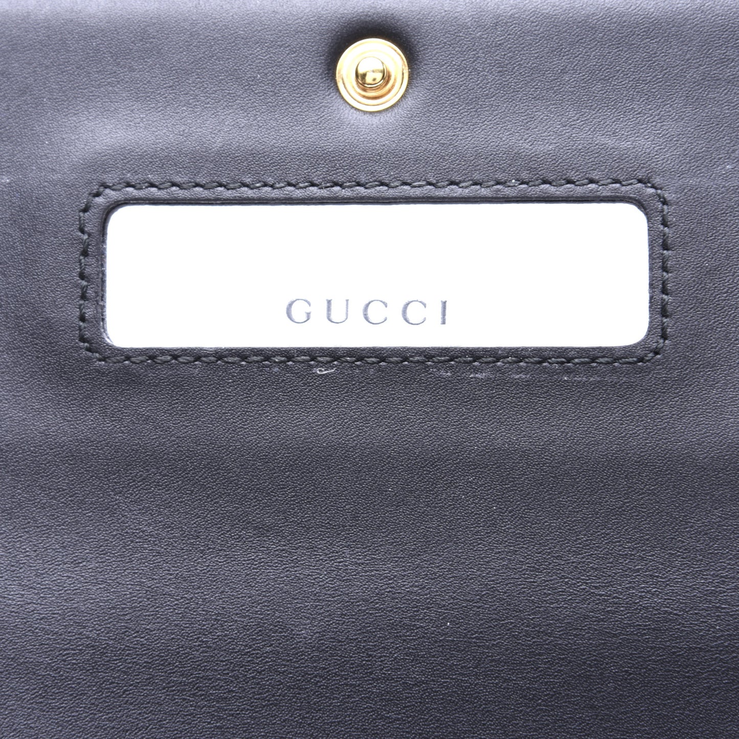 Suede Patent Web Ophidia Wallet On Chain Black