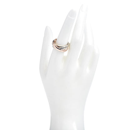 Cartier 18K Pink Yellow White Gold Classic Trinity Ring 59 8.75 2 of 4