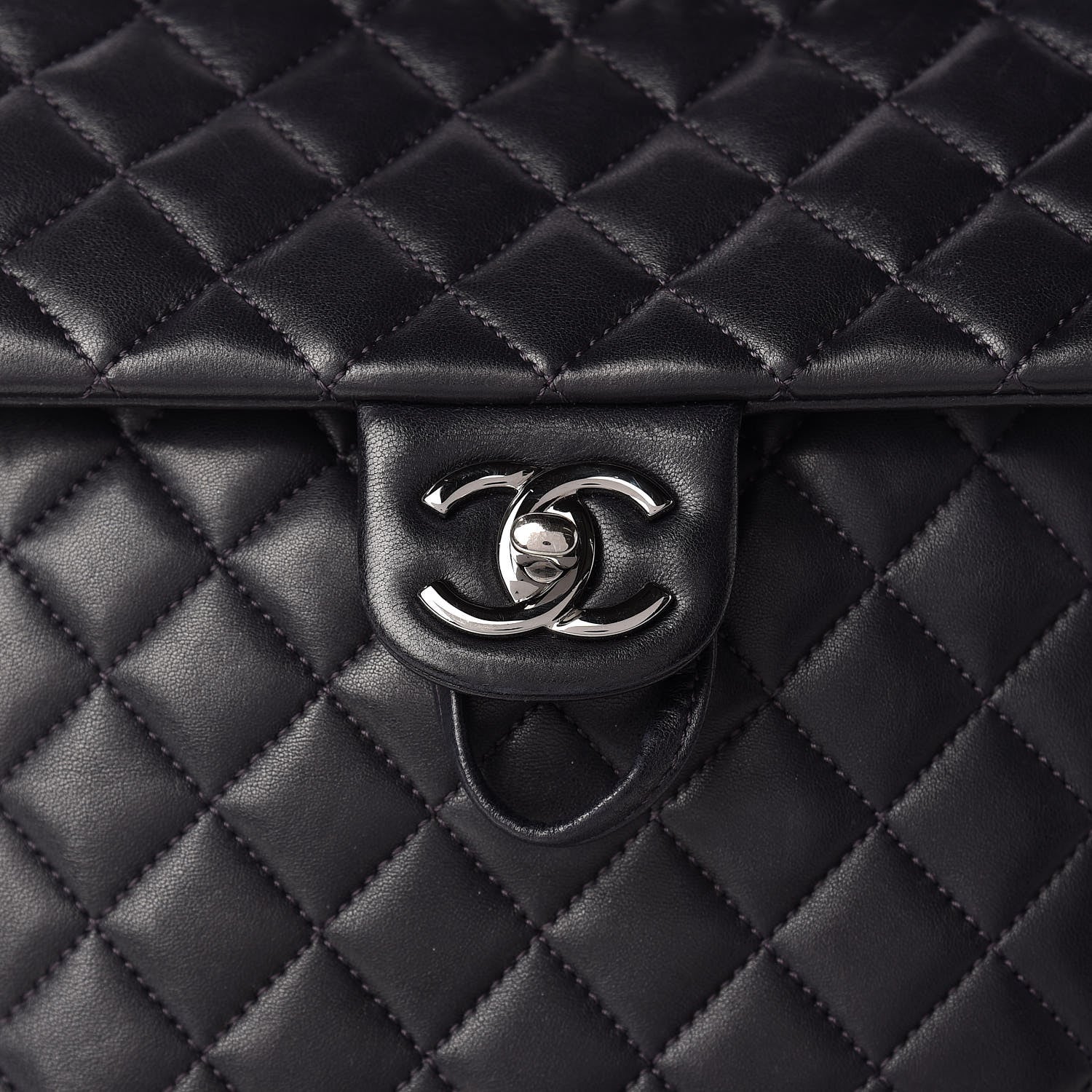 Chanel Lambskin Quilted Large Urban Spirit Backpack Navy 8 of 10