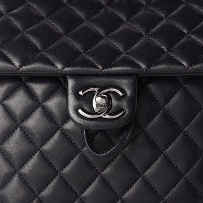 Chanel Lambskin Quilted Large Urban Spirit Backpack Navy 8 of 10