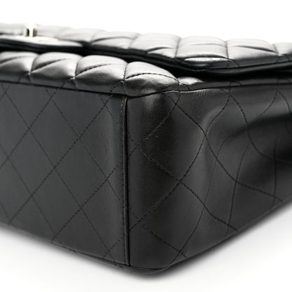 Chanel Lambskin Quilted Maxi Double Flap Black 10 of 11