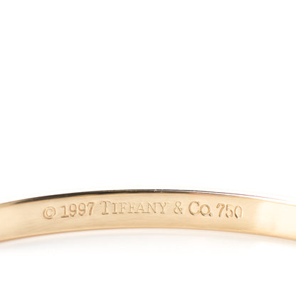Tiffany 18K Yellow Gold Ruby Stacking Bracelet 3 of 4