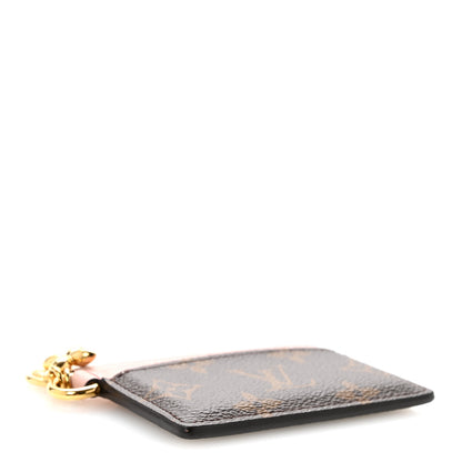 Louis Vuitton Monogram LV Charms Card Holder Rose Ballerine 4 of 7