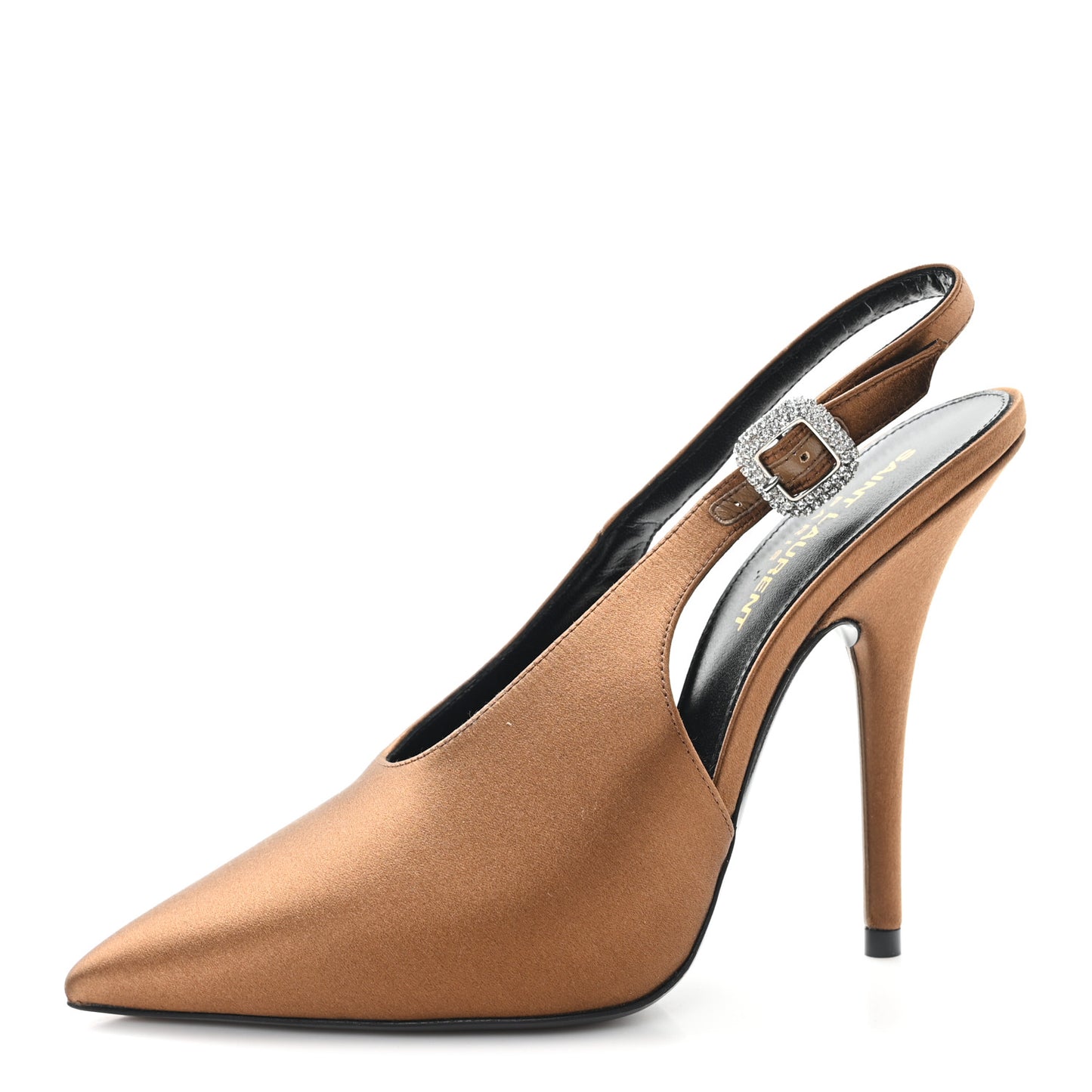 Silk Satin Yasmeen 115 Slingback Pumps 36.5 Alpen Mou