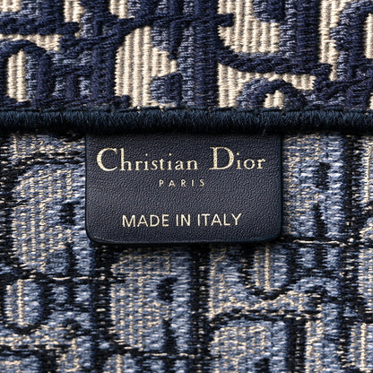 Christian Dior Oblique Large Book Tote Blue Multicolor 6 of 11