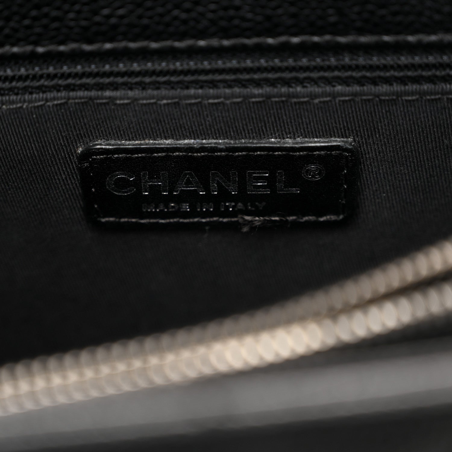Chanel Caviar Quilted Grand Shopping Tote GST Black 6 of 10