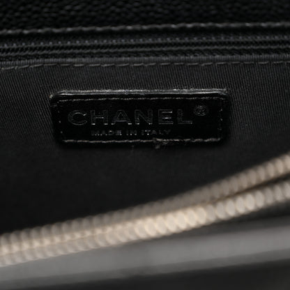 Chanel Caviar Quilted Grand Shopping Tote GST Black 6 of 10