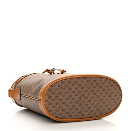 Gucci X DISNEY Mini Vintage GG Supreme Monogram Bucket Bag Beige Vintage Sun Oil 4 of 10