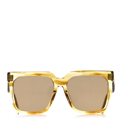 Celine Oversized Square Sunglasses CL40055F Yellow 2 of 6