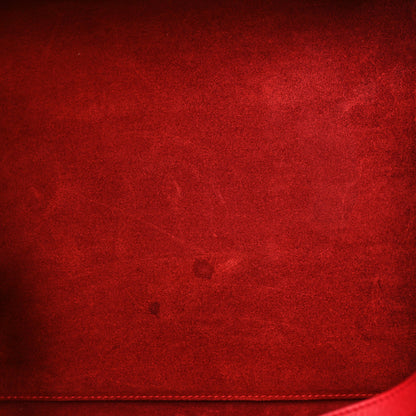 Celine Supple Calfskin Medium Phantom Luggage Vermillion 10 of 11