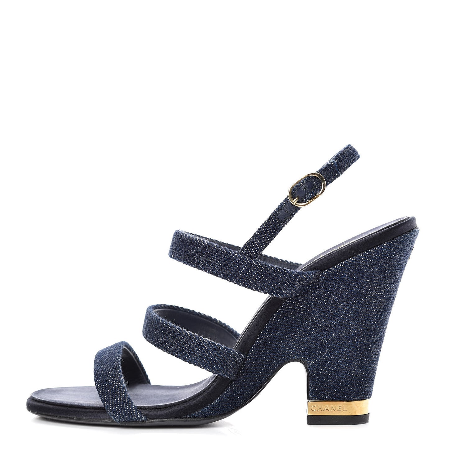 Denim Sandals 41 Dark Blue