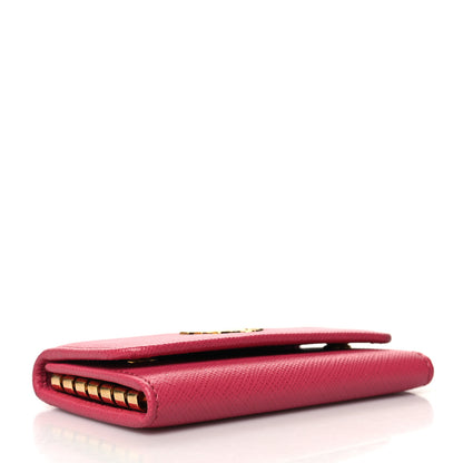 Prada Saffiano Metal 6 Key Holder Peonia 4 of 7