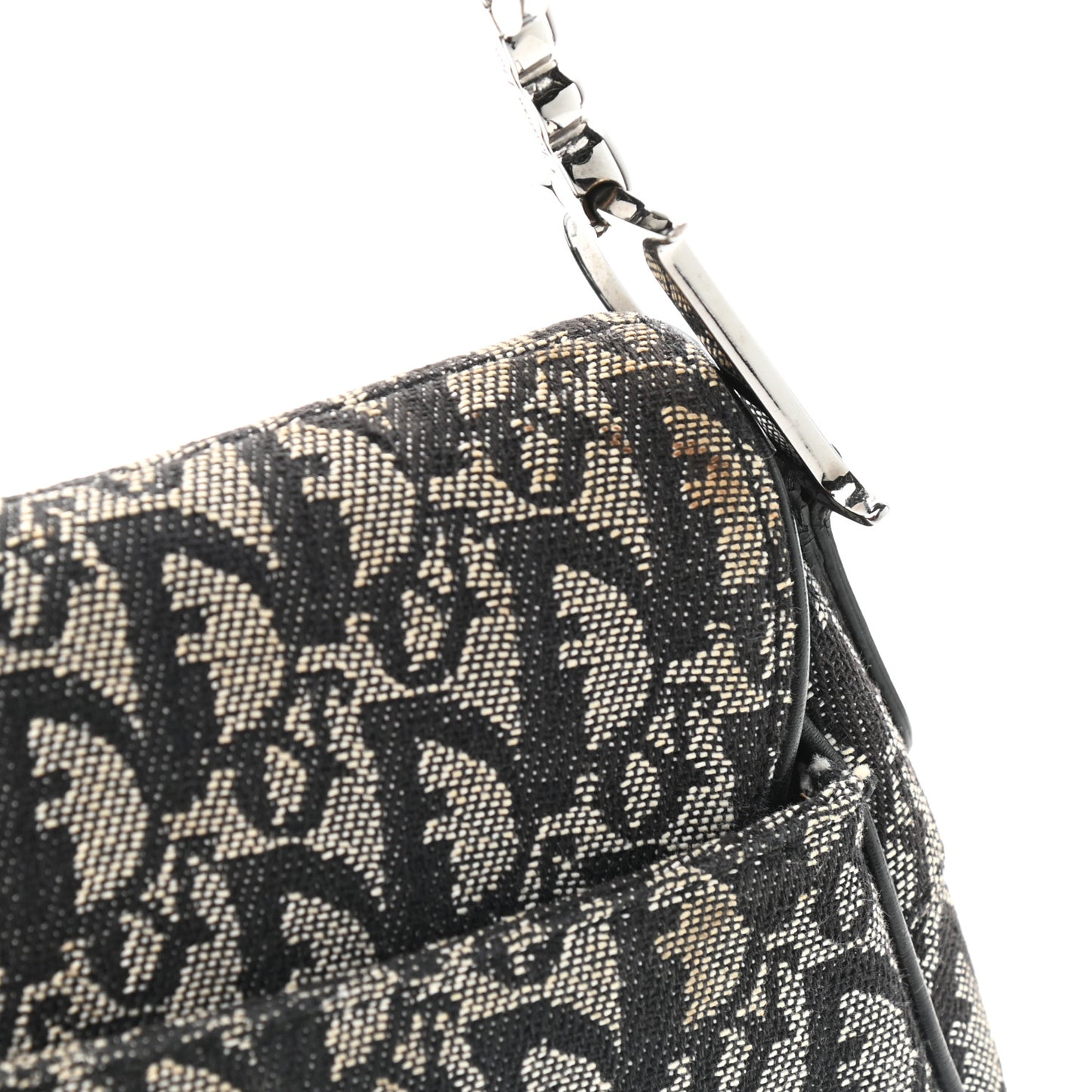 Monogram Saddle Bag Bag Black