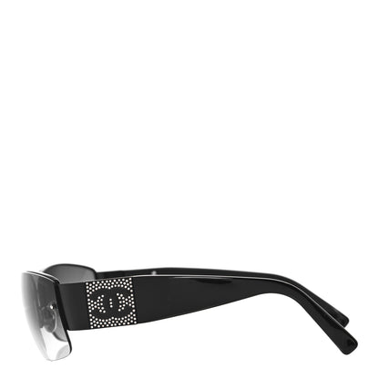 Chanel Crystal CC Sunglasses 4117-B Black 2 of 7