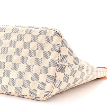 Louis Vuitton Damier Azur Neo Neverfull MM Rose Ballerine 9 of 10