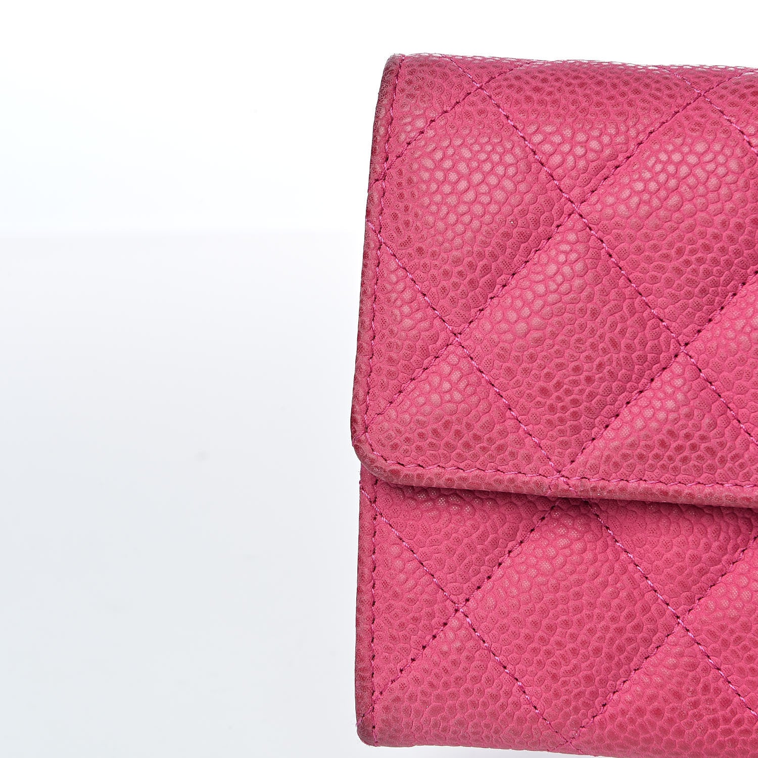Chanel Iridescent Caviar Quilted Large Flap Wallet Pink 13 of 14