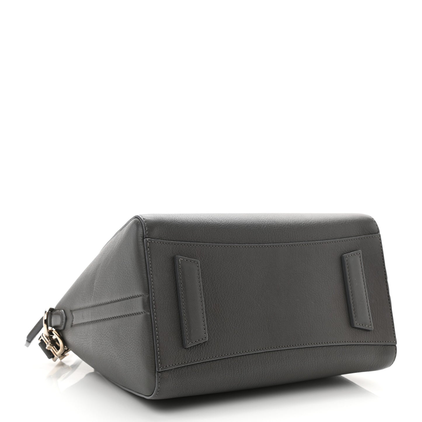 Sugar Goatskin Small Antigona Dark Grey