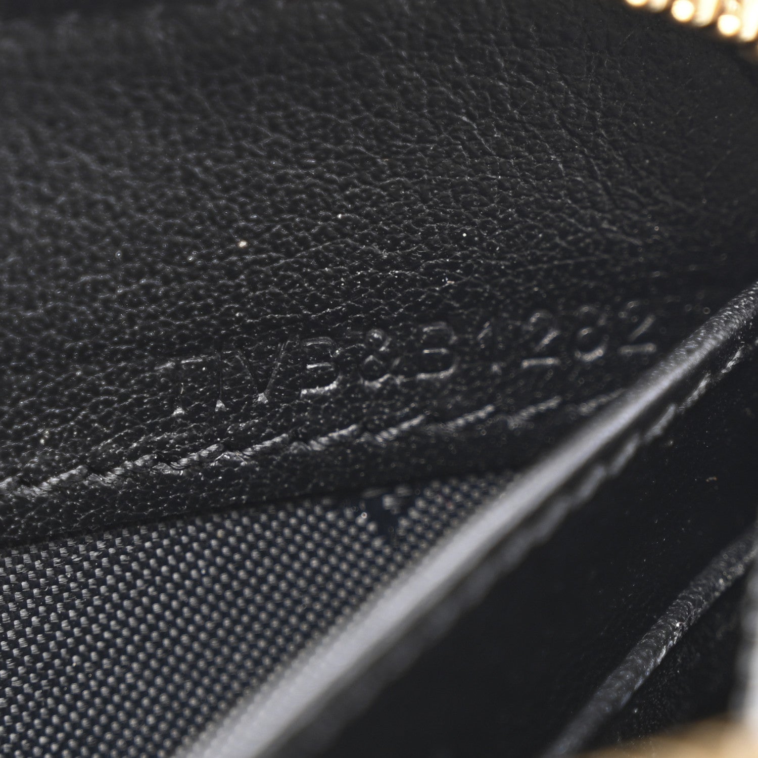 Burberry Calfskin House Check Elmore Zip Around Wallet Black 7 of 9