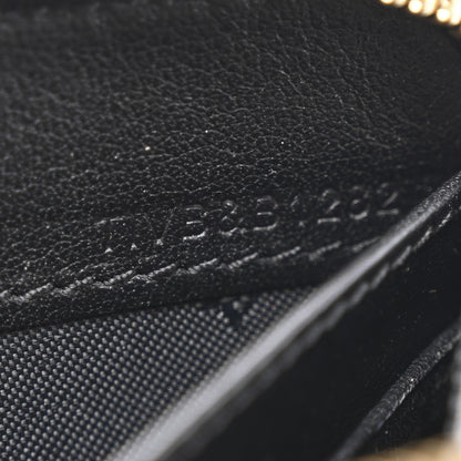 Burberry Calfskin House Check Elmore Zip Around Wallet Black 7 of 9