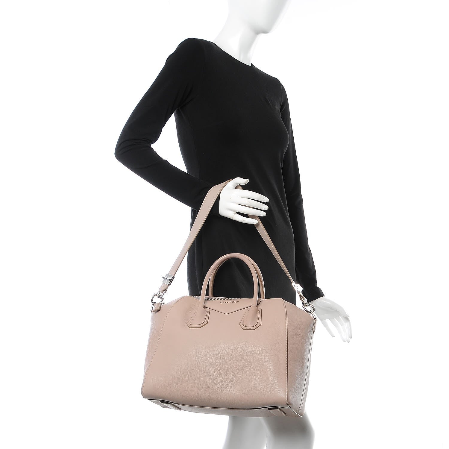 Givenchy Sugar Goatskin Medium Antigona Mastic 2 of 11
