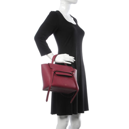 Celine Baby Grained Calfskin Micro Belt Bag Plum 2 of 14