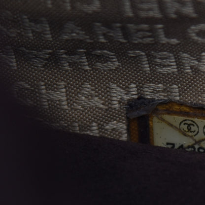 Chanel Suede Accordion Flap Brown 10 of 11