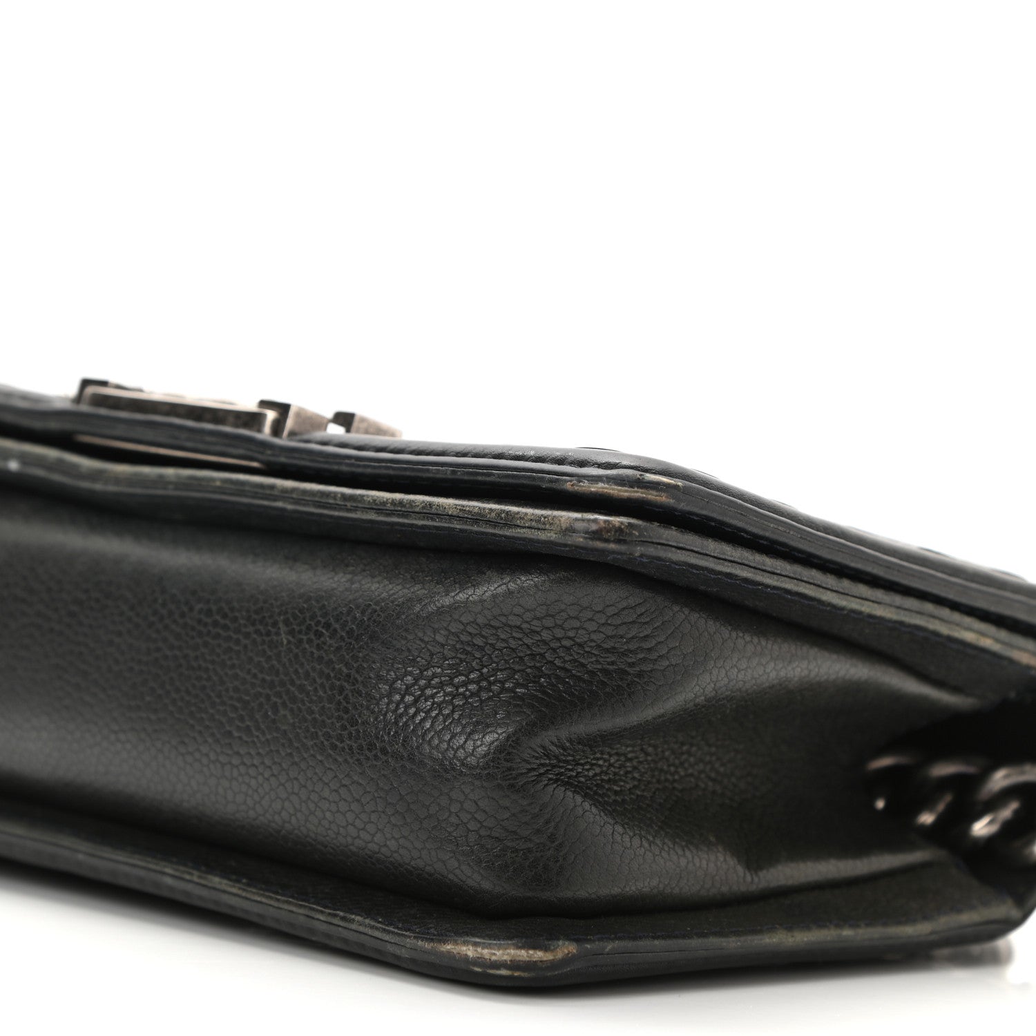 Chanel Caviar Stitched Small Boy Flap Dark Blue 10 of 10